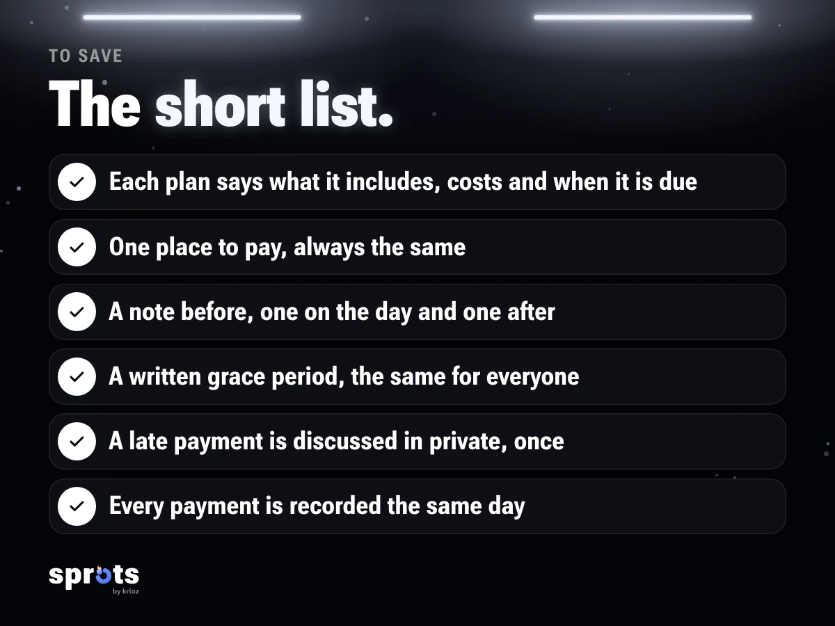 Image: «The short list.». List
