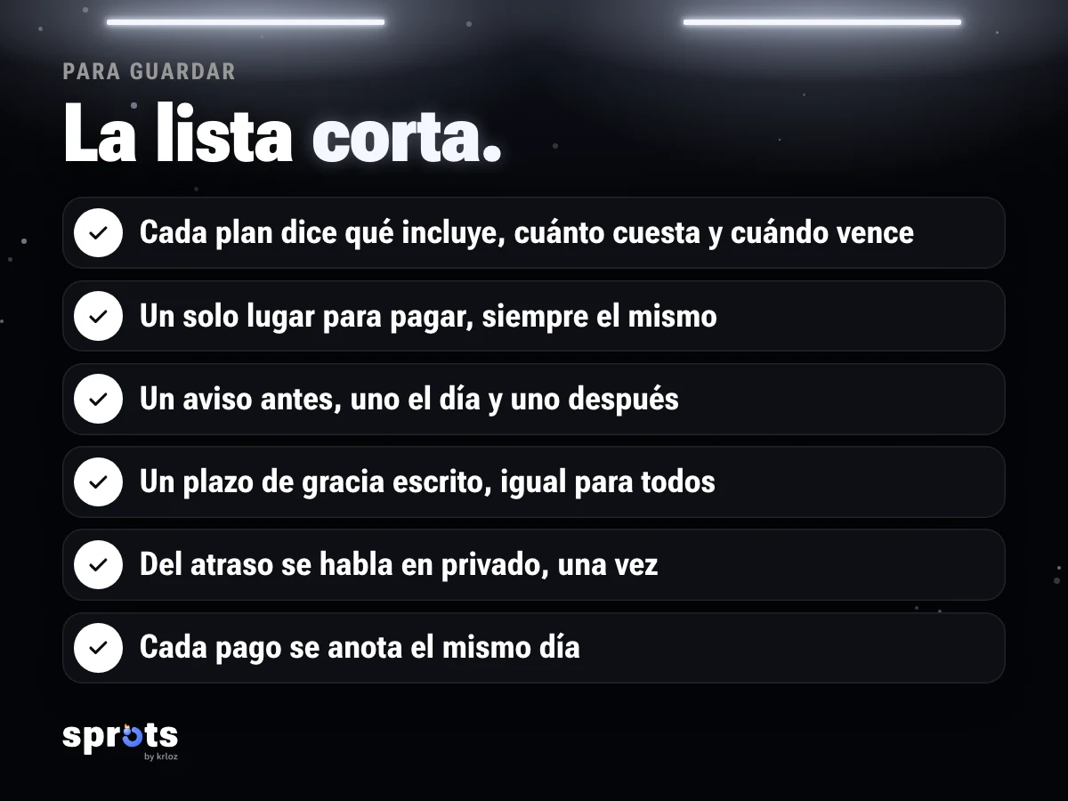 Imagen: «La lista corta.». Lista