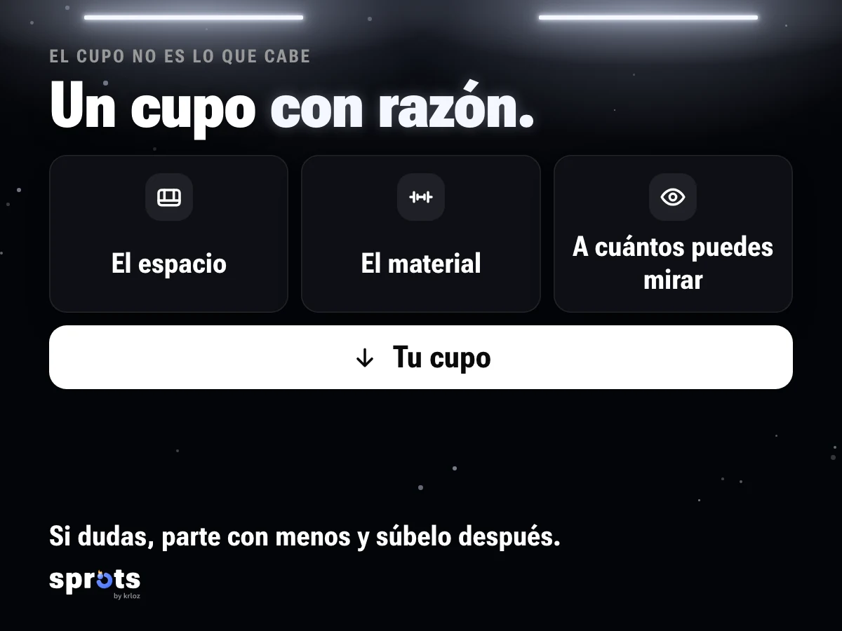 Imagen: «Un cupo con razón.». Tres criterios